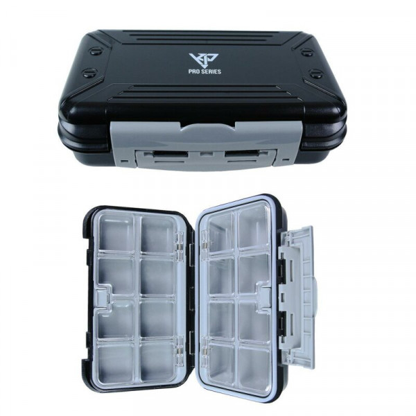 K.P Pro Series Tackle Box - Kleinteile Angelbox - Wasserdicht M - 16 Fächer