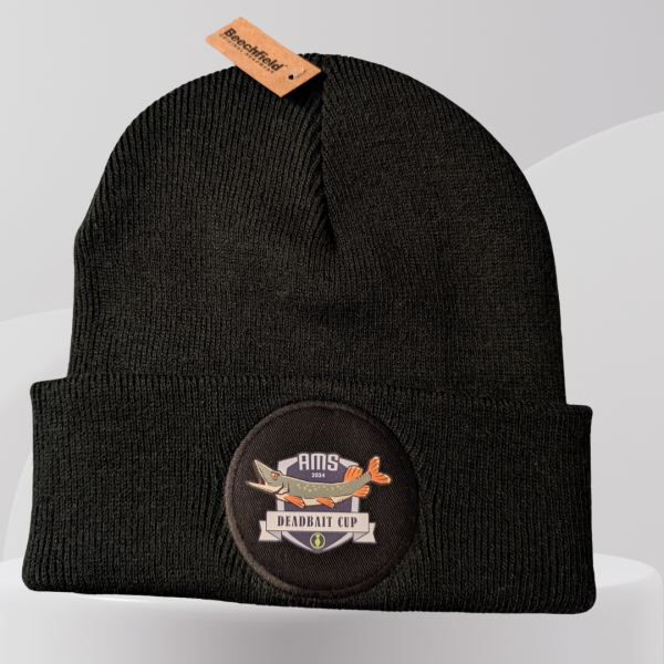 AMS Deadbait Cup Beanie - Angeln mit Stil Hecht Wintermütze