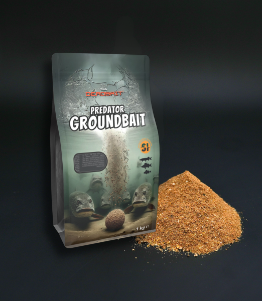 DEADBAIT PREDATOR GROUNDBAIT Lockfutter zum Raubfischangeln by Köderfischking & FishEx (1kg)