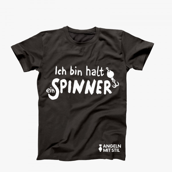 Angeln mit Stil T-Shirt - Ich bin halt ein Spinner